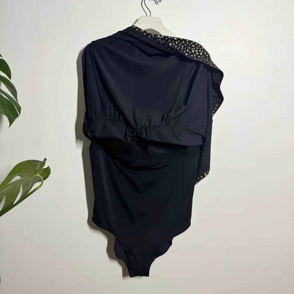 Swim Suits for All One Piece Swim‎ Dress Bathing Suit Women 24 Black Beach Vacay